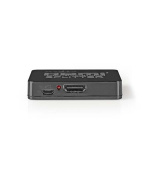 Nedis VSPL34002BK- HDMI Rozbočovač | 2 Porty port(s) | Vstup HDMI ™ | 2x výstup HDMI ™ | 4K@30Hz | 2.25 Gbps | Černá