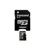 Transcend 2GB microSD paměťová karta (s adaptérem)