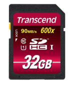 Transcend 32GB SDHC (Class 10) UHS-I 600x (Ultimate) MLC paměťová karta