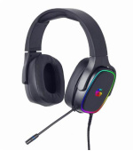 Gembird Sluchátka s mik GHS-SANPO-S300, gaming, USB 7.1, RGB LED
