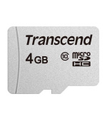 Transcend 4GB microSDHC 300S (Class 10) paměťová karta (bez adaptéru)