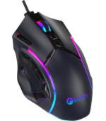 C-TECH herní myš Akali (GM-15), casual gaming, 12800 DPI, RGB podsvícení, USB, černá