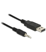 Delock Cable USB TTL male > 2.5 mm 3 pin stereo jack male 1.8 m (3.3 V )