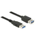 Delock Prodlužovací kabel USB 3.0 Typ-A samec > USB 3.0 Typ-A samice 3,0 m černý