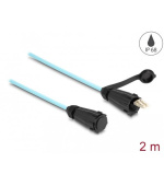 Delock Optický kabel z LC Duplex na LC Duplex s ochrannou krytkou, multi-mode OM3, 2m