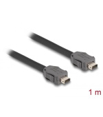 Delock ze zástrčkového konektoru Cable ix Industrial®( A-kódovaný) na zástrčkový konektor Cat.7, délky 1 m