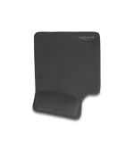 Delock Ergonomická podložka pod myš s gelovou podložkou zápěstí, pro leváky, černá
