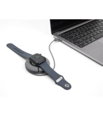 Delock Nabíjecí kabel USB Type-C™ na hodinky Apple Watch, 1 m, šedý, magnetický