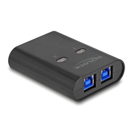 Delock Přepínač USB 5 Gbps, 2 PC na 1 zařízení