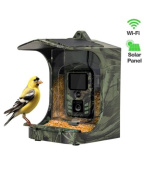 EVOLVEO StrongVision BirdFeeder - Chytré krmítko pro ptáky s kamerou a solárním panelem