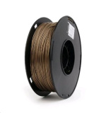 GEMBIRD, Tisková struna (filament) PLA PLUS, 1,75mm, 1kg, zlatá