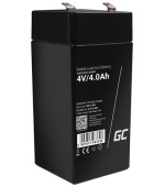 Green Cell AGM VRLA 4V 4Ah maintenance-free battery for the alarm system, cash register, toys