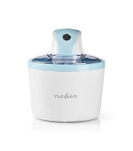 Nedis KAIM110CWT12 - Zmrzlinovač 1.2 l | Bílá / Modrá | Hliník / Plast