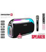 SWISSTEN BLUETOOTH REPRODUKTOR HARMONY 200W ČERNÝ