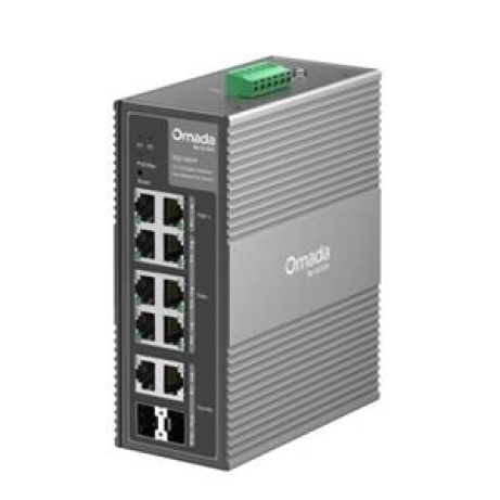 TP-Link IES210GPP Omada 10portový gigabitový průmyslový Easy Managed switch se 6 porty PoE+ a 2 porty PoE++