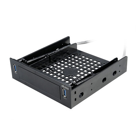 AKASA montážní kit pro HDD do 5,25" s 2x USB 3.0