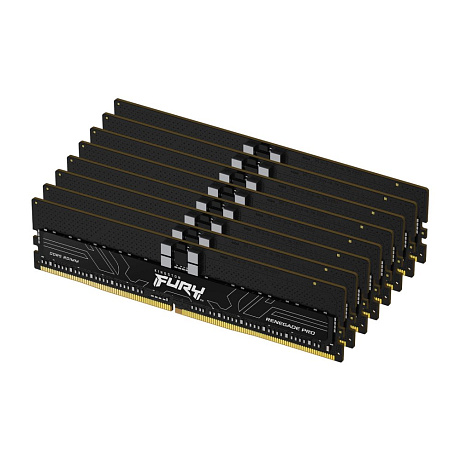 Kingston FURY Renegade Pro/DDR5/128GB/7200MHz/CL38/8x16GB/Black