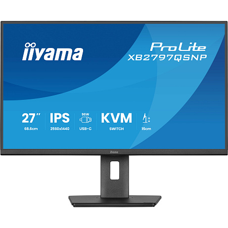 iiyama ProLite/XB2797QSNP-B1/27"/IPS/QHD/75Hz/1ms/Černá/5R