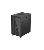 19" VOLNĚ STOJÍCÍ RACKOVÁ SKŘÍŇ 27U/800X1200 (FLAT PACK) S PROSKLENÝMI DVEŘMI LCD ČERNÁ LANBERG