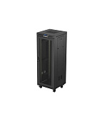 19" VOLNĚ STOJÍCÍ RACKOVÁ SKŘÍŇ 32U 600X600 ČERNÁ LCD S PERFOROVANÝMI DVEŘMI LANBERG (PLOCHÉ BALENÍ)
