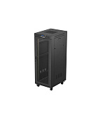 19" VOLNĚ STOJÍCÍ RACKOVÁ SKŘÍŇ 32U 600X800 ČERNÁ LCD PERFOROVANÁ DVÍŘKA LANBERG (PLOCHÉ BALENÍ)
