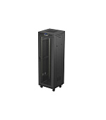 19" VOLNĚ STOJÍCÍ RACKOVÁ SKŘÍŇ 37U 600X600 ČERNÁ LCD S PERFOROVANÝMI DVEŘMI LANBERG (PLOCHÉ BALENÍ)