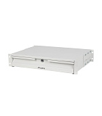 19" 2U 360MM ŠEDÁ SKŘÍŇOVÁ ZÁSUVKA LANBERG (2U/483X360MM NOSNOST DO 90KG, 4BODOVÁ MONTÁŽ)