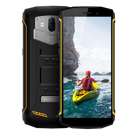 iGET Blackview GBV5800 Yellow odolný telefon, 5,5" IPS, 2GB+16GB, DualSIM, 4G, IP68, Android 8.1,NFC