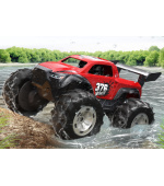 RC obojživelné auto Off-road Monster Truck 376 červená