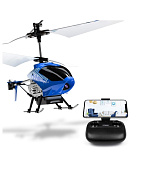 RC vrtulník U12S Metal Scout - modrý