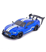 RC drift auto Ford Mustang 4WD 1/14 - modrá
