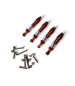 Kovové nastavitelné tlumiče včetně čepů, šroubů a matek pro modely RMT