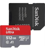 SanDisk Ultra/micro SDHC/512GB/150MBps/UHS-I U1 / Class 10/+ Adaptér