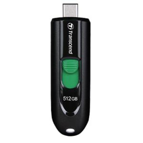 Transcend 512GB JetFlash 790C, USB-C (3.2 Gen 1) flash disk, černý
