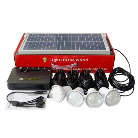 VIKING SOLÁRNÍ DOMÁCÍ OSVĚTLOVACÍ SET RE5204 - HOME SOLAR KIT RE5204