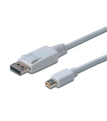 Digitus DisplayPort připojovací kabel, mini DP/M - DP/M 3.0m