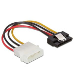 Delock Power Adapter Molex 4-pin na SATA 15-pin, 12cm, kovová západka