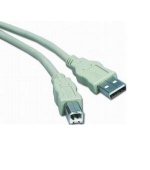 PremiumCord Kabel USB 2.0, A-B, 3m, šedý
