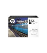 HP 843C ink. PageWide, 400 ml - černá