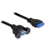 Delock kabel interní 19pin USB 3.0 > 1 x USB 3.0-A samice