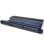 OPTIX STP Patchpanel, Cat.6, 24-Port s vyvázáním
