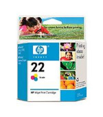 HP Ink Cartridge 22/Color/165 stran