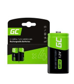 Green Cell dobíjecí baterie 4x C R14 HR14 Ni-MH 1.2V 4000mAh