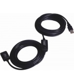 PremiumCord USB 2.0 repeater a prodlužovací kabel A/M-A/F 15m