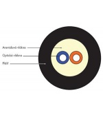 DROP 2vl 500m SM09/125 G.657A2 Corning LSZH