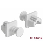 Delock Prachová záslepka pro RJ45 samice 10 kusu bílá