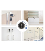 Navilock Válcový pákový zámek pro vybavení skříňek s kombinačním kódem - 16 x 19 mm / 0-90