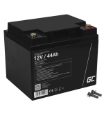 Green Cell AGM VRLA 12V 44Ah maintenance-free battery for mower, scooter, boat, wheelchair