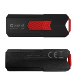 PLATINET přenosný SSD disk  USB 3.2 R/W UP TO 400MB/s 1TB černá