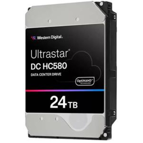WD Ultrastar HDD 24TB DC HC580 3.5in 26.1 512 7200RPM SAS ULTRA 512E SE P3